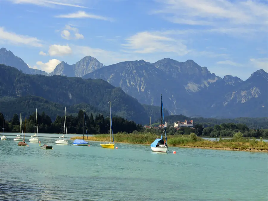 Forggensee - Staustufe vom Lech