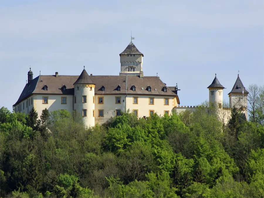 Schlösser mit Parks in Bayern