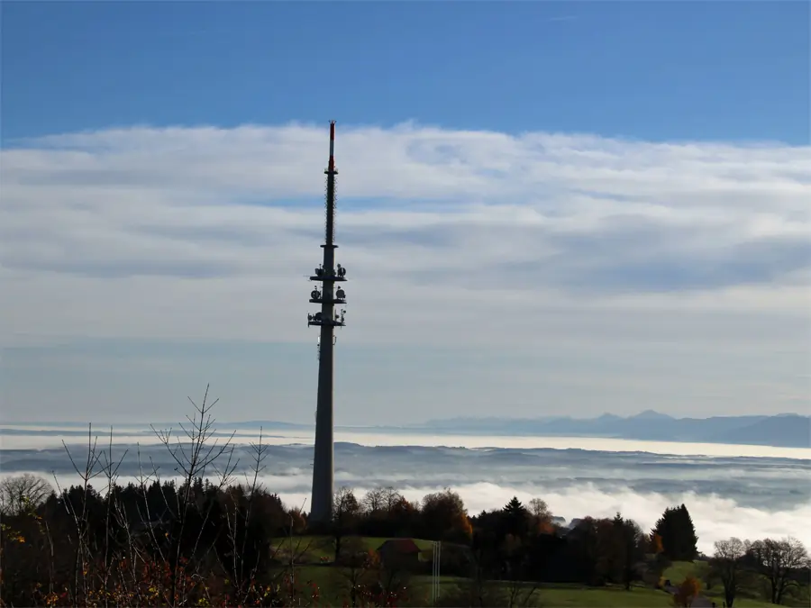 Hoher Peißenberg (988) in Oberbayern