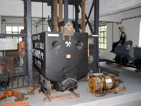 Technik im Bergbaumuseum Krásno 