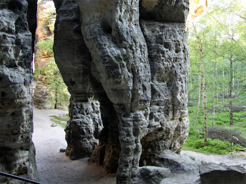 Tiské stěny (Tyssaer Wände) in der Böhmischen Schweiz