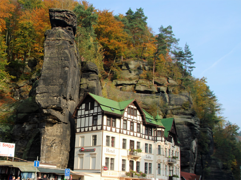 Hrensko in der Böhmischen Schweiz