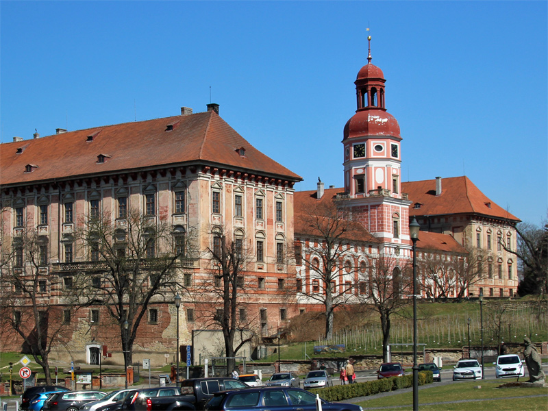 Roudnice nad Labem (Raudnitz) im Böhmischen Mittelgebirge / Nordböhmen