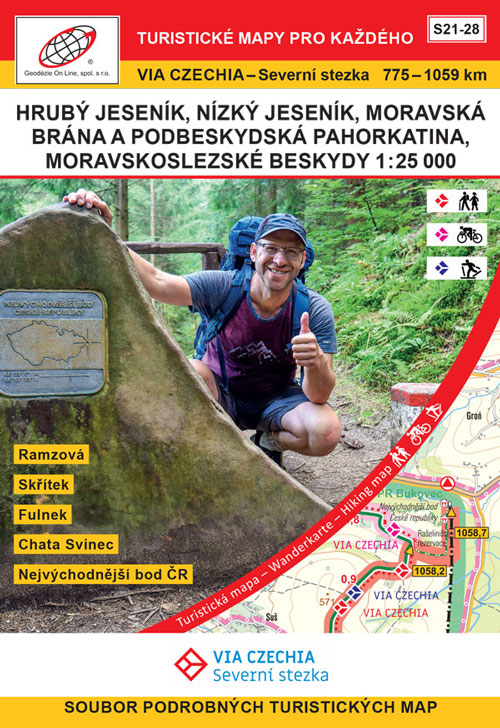 Box 4: Jeseniky, Mährisch-Schlesische Beskiden E21-28