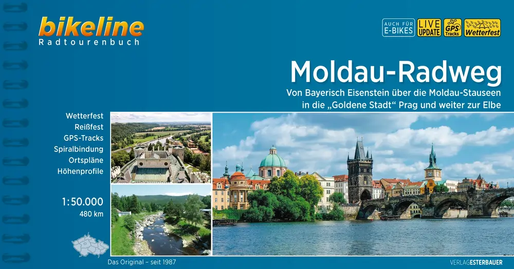 Moldau-Radweg in Tschechien