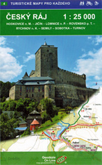   Wanderkarte Böhmisches Paradies Český ráj