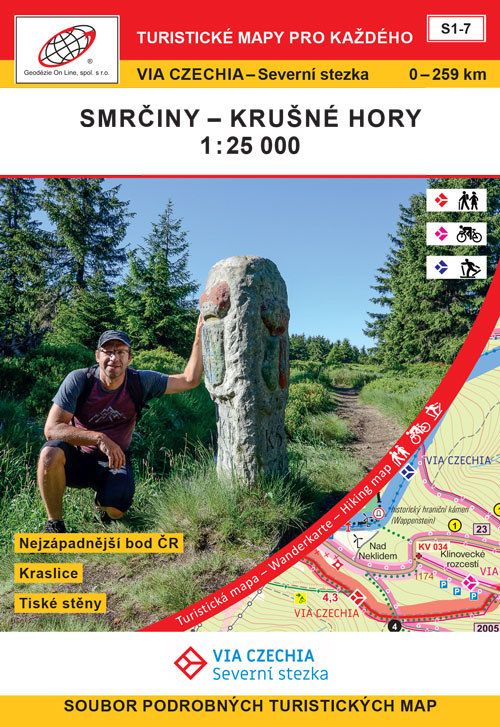 Karten-Set Fichtelgebirge - Erzgebirge /  / Smrčiny - Krušné 