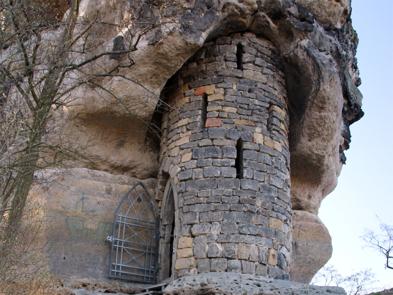 Burg / Hrad Jestřebí (Habichtstein) in Mittelböhmen
