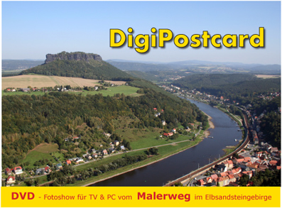 DigiPostcard Malerweg im Elbsandsteingebirge