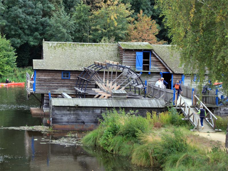 Schiffmuehle im Mühlenmuseum in Gifhorn / Niedersachsen