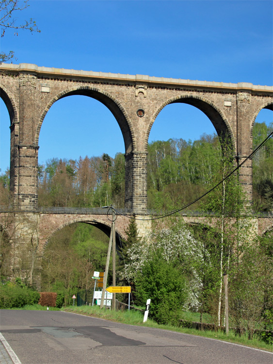 Göhrener Viadukt im Erzgebirge