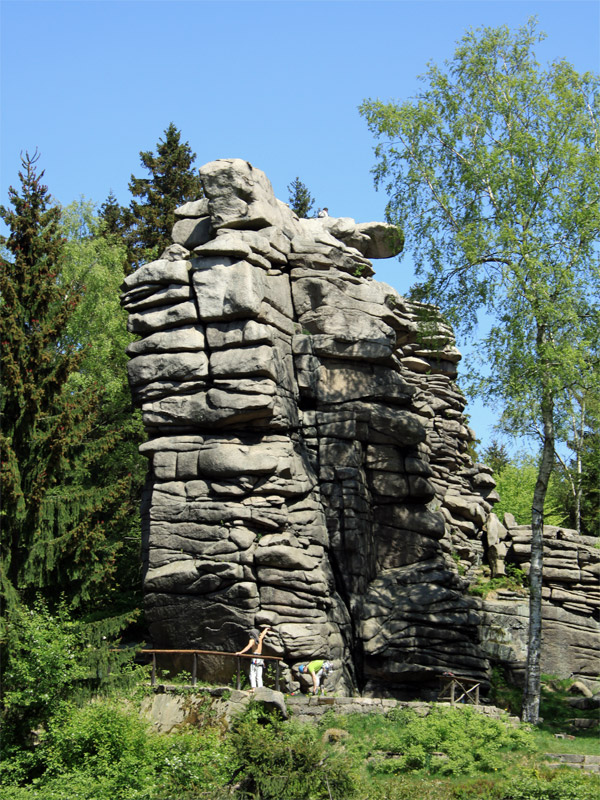 Greifensteinfels im Erzgebirge