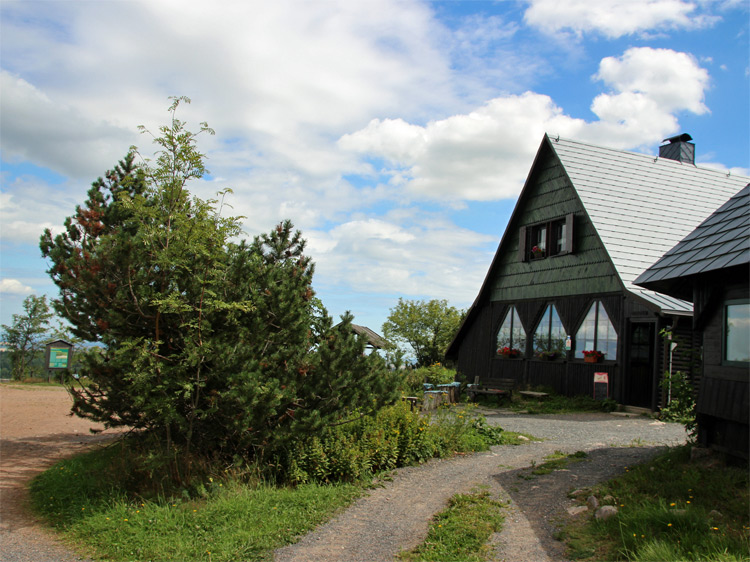 Kahlebergbaude im sächsischen Osterzgebirge