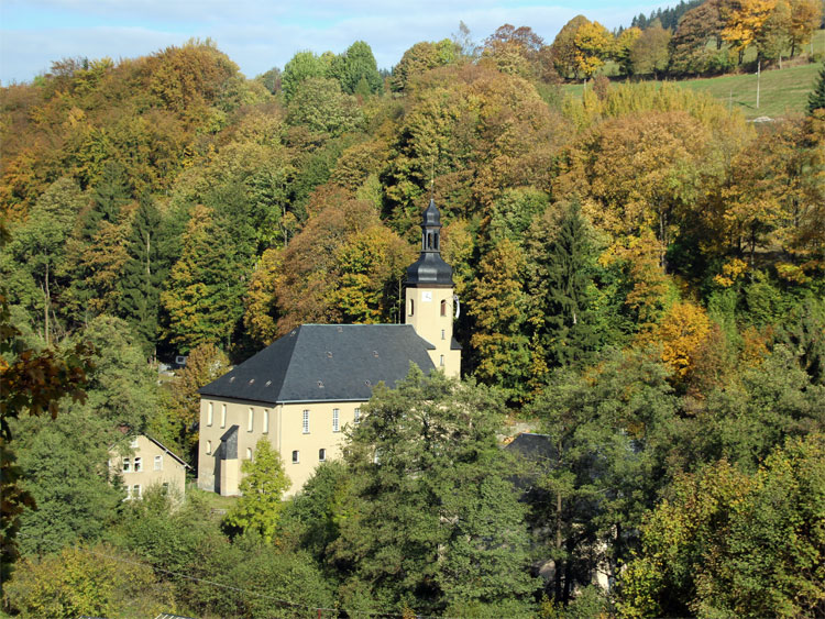Rittersgrün - Ortsteil von Schwarzenberg im Westerzgebirge / Sachsen
