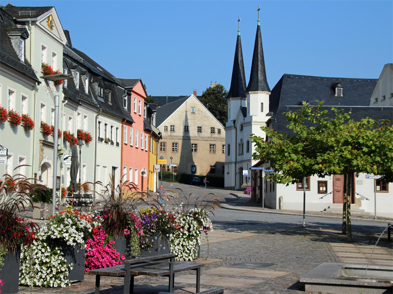 Schneeberg im Westerzgebirge