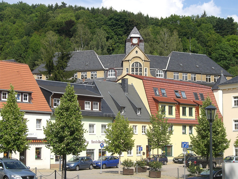 Uhrenstadt Glashütte im Osterzgebirge / Sachsen