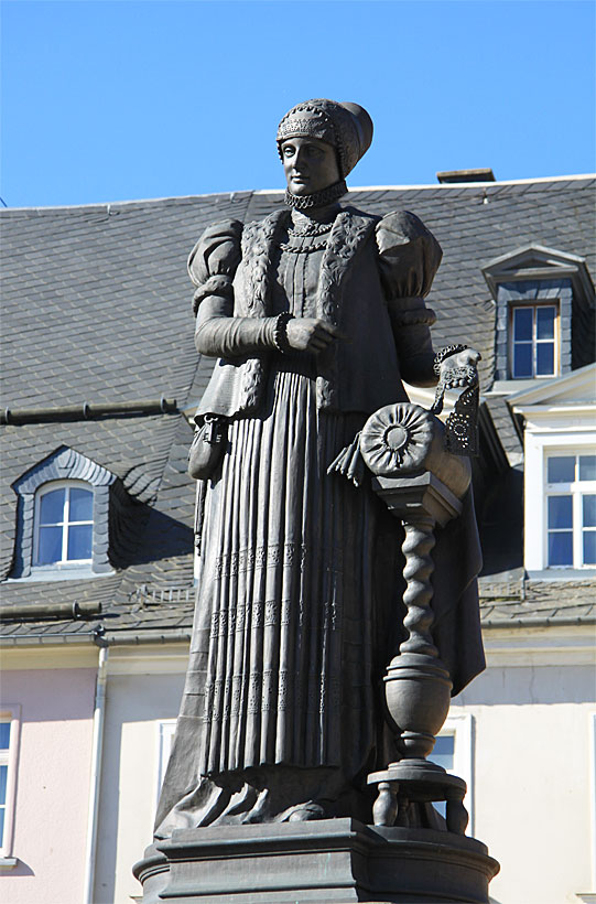 Barbara Uthmann im Erzgebirge