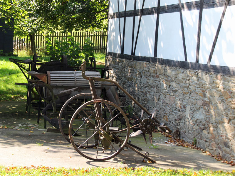Geräteausstellung vom Dorfmuseum Gahlenz