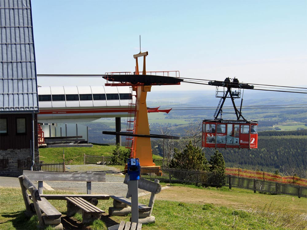 Fichtelberg Schwebebahn in Oberwiesenthal / Erzgebirge