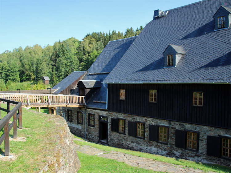 Siebenschlehener Pochwerk in Schneeberg / Erzgebirge