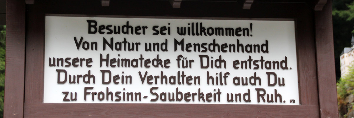 Heimatecke Waschleite 