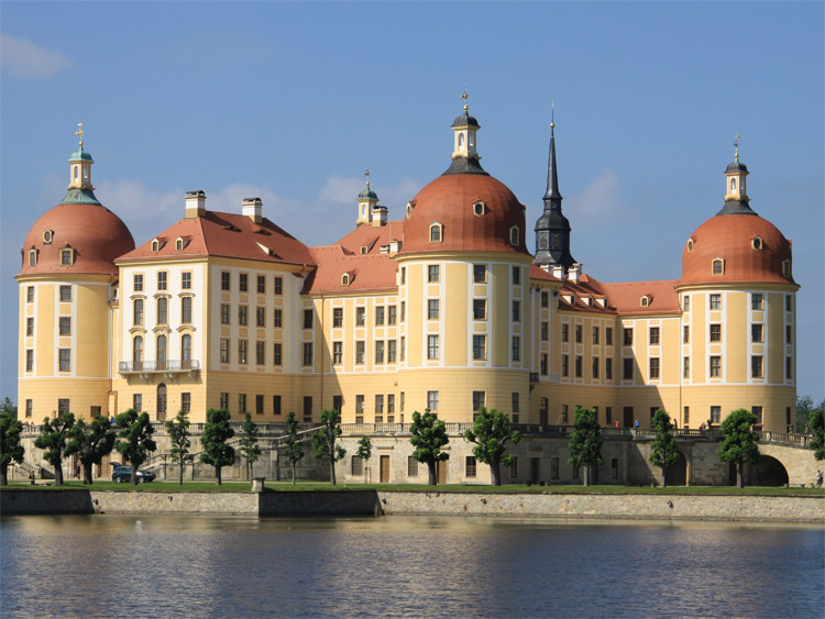 Jagdschloss Moritzburg im Sächsischen Elbland