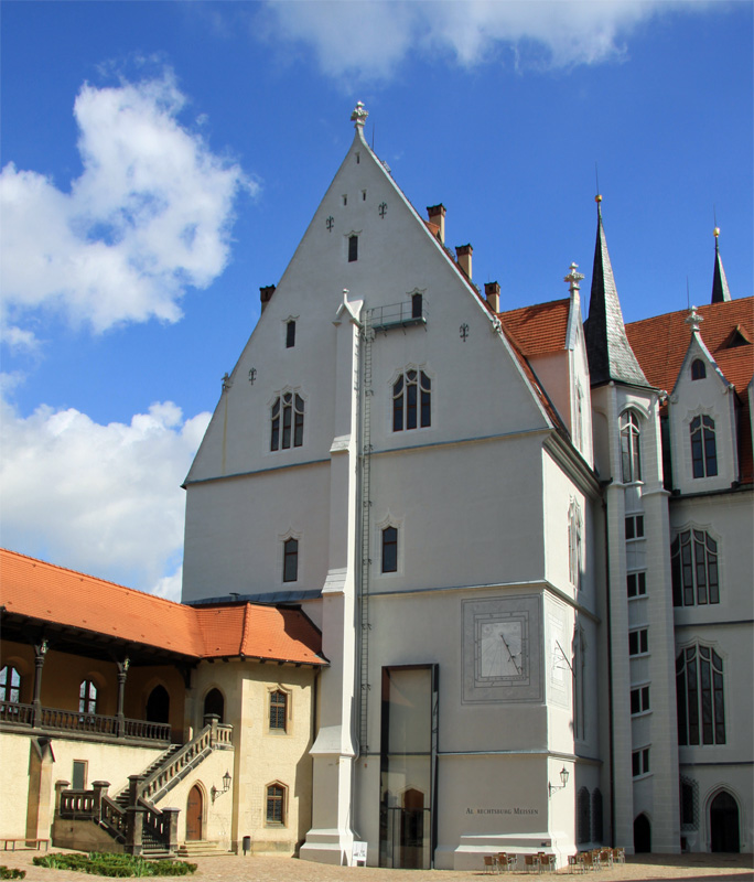 Innenhof der Albrechtsburg in Meißen 