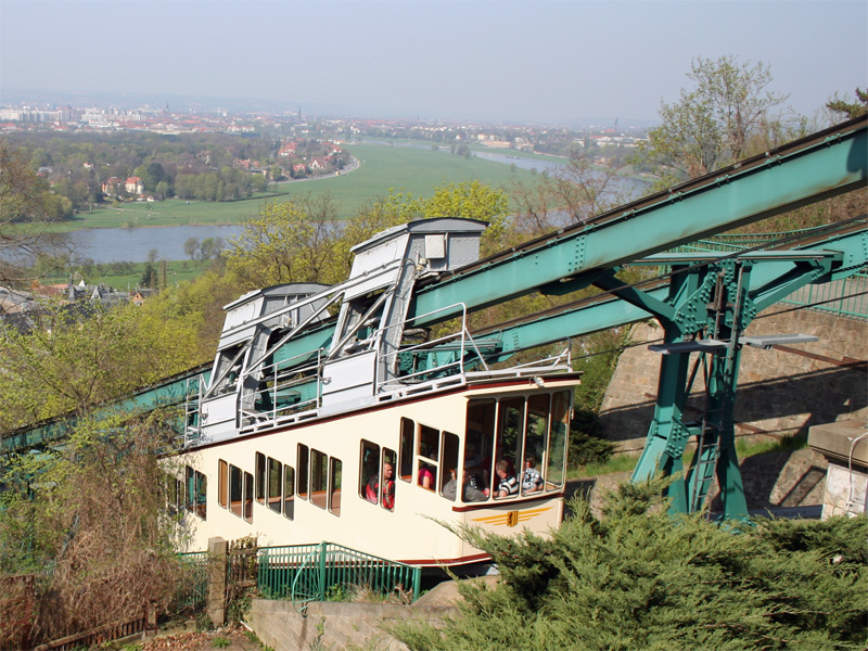Standseilbahn in Dresden