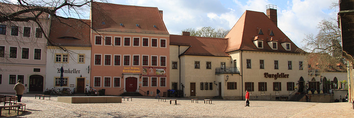 Innenhof der Albrechtsburg Meißen / Sachsen