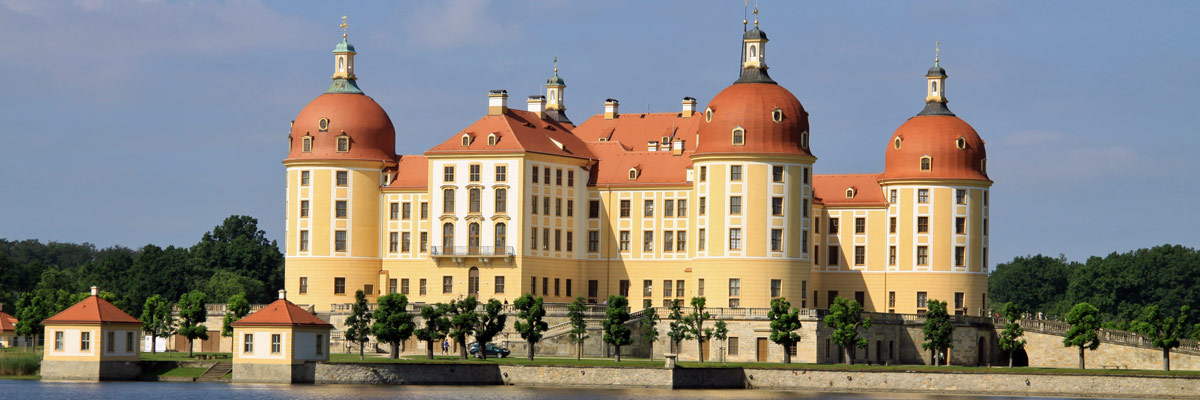 Jagdschloss Moritzburg bei Radebeul in Sachsen