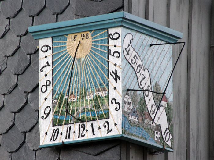 Sonnenuhrendorf Taubenheim im Oberlausitzer Bergland