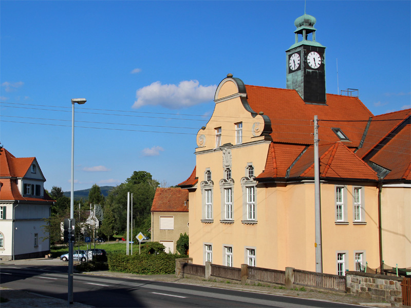 Schirgiswalde-Kirschau im Oberlausitzer Bergland in Sachsen