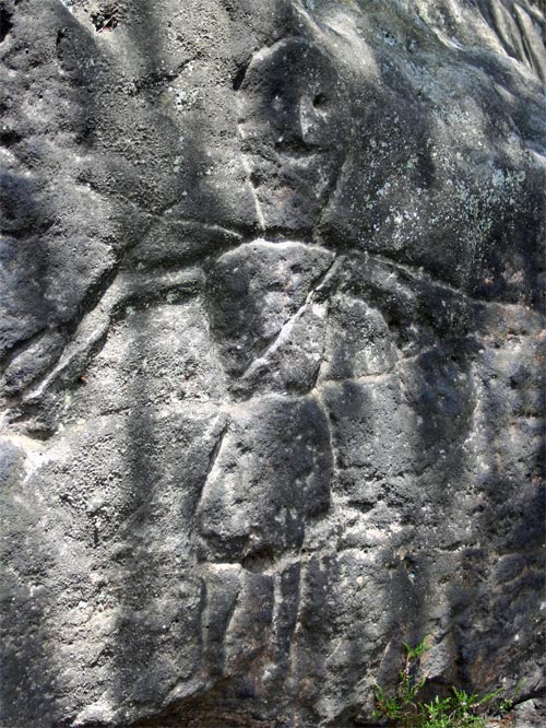 Felszeichnung auf dem Arnstein