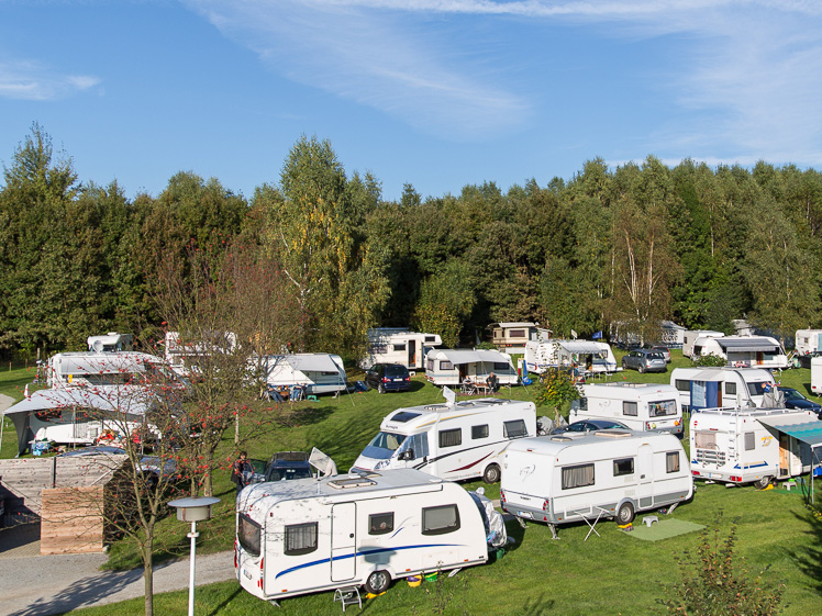 Campingplatz in der Sächsischen Schweiz