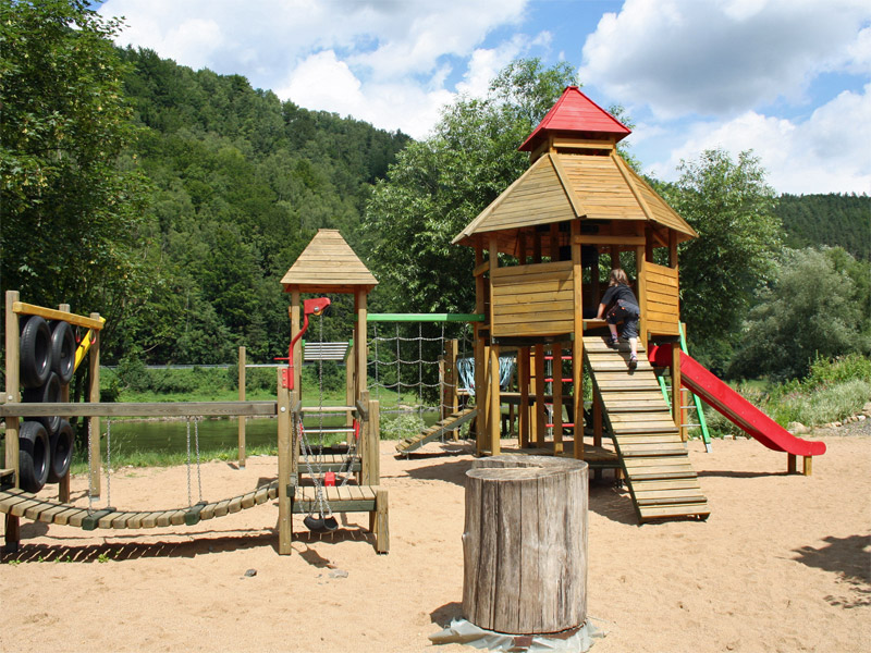 Kletterspaß im Elbe-Freizeitland Königstein