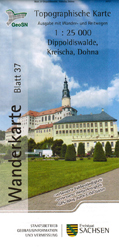Wanderkarte mit Dohna und Dippoldiswalde
