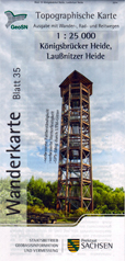 Wanderkarte Königsbrücker Heide