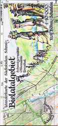 Böhmwanderkarte Bielatal