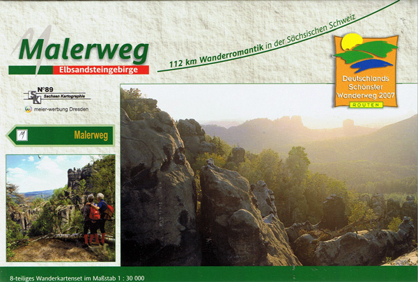 Wanderkarten-Set Malerweg