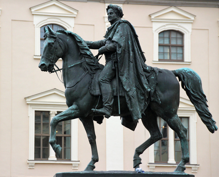 Reiterdenkmal Carl-August-Weimar
