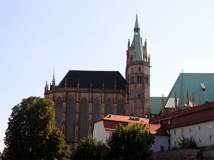 Landeshauptstadt Erfurt in Zentralthüringen