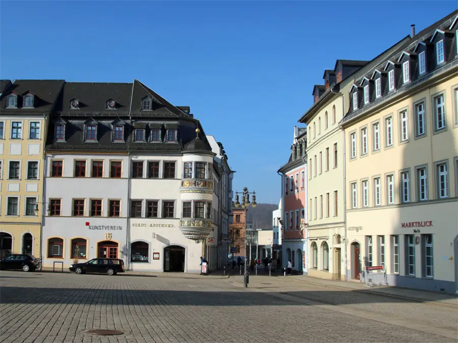 Marktplatz in Gera / Thüringen