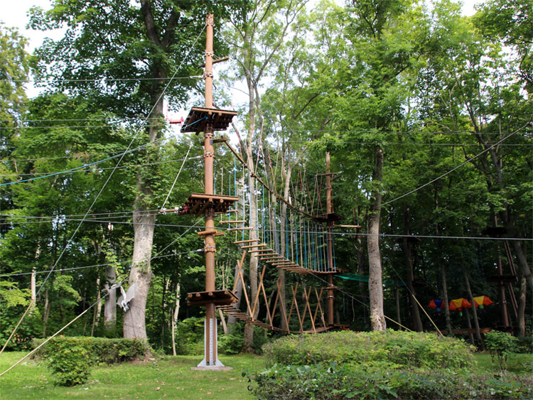 Hochseilgarten auf dem Possen