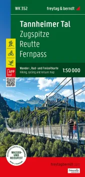 Wanderkarte Tannheimer Tal vom freytag & berndt Verlag