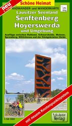 Wanderkarte mit Hoyerswerda vom Verlag Barthel