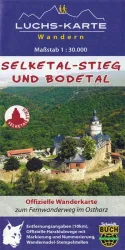 Luchskarte Selketal-Stieg und Bodetal Luchskarte vom Schmidt-Buch-Verlag
