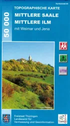 Wanderkarte Mittlere Saale 