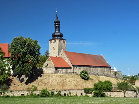 Burg Querfurt in der Region Saale-Unstrut