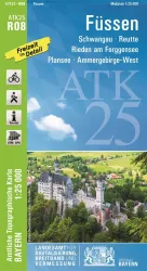 Wander-, Radkarte Füssen - Allgäu
