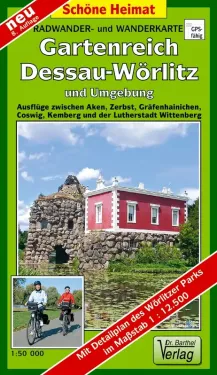 Wanderkarte Gartenreich Dessau-Woerlitz